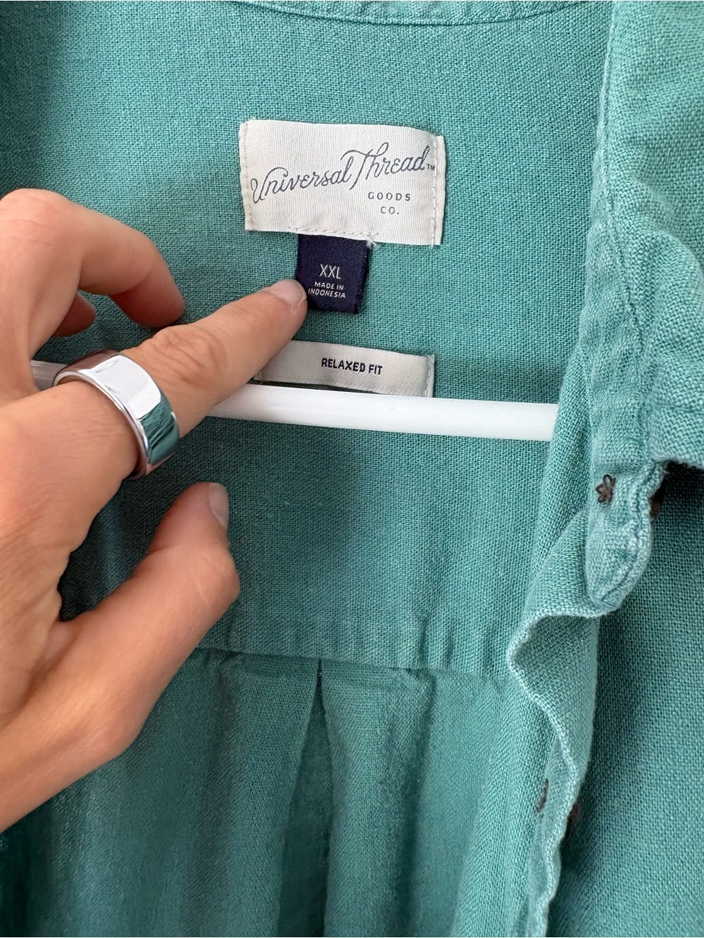 Universal Thread Relaxed Button Down - Picture 3 of 3